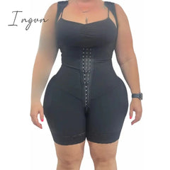 Ingvn - Hips Butt Lifter Front Closure Charming Curves Elastic Mesh Fabric Slimming Fajas Lace Skims Kim Kardashian Compression Garment