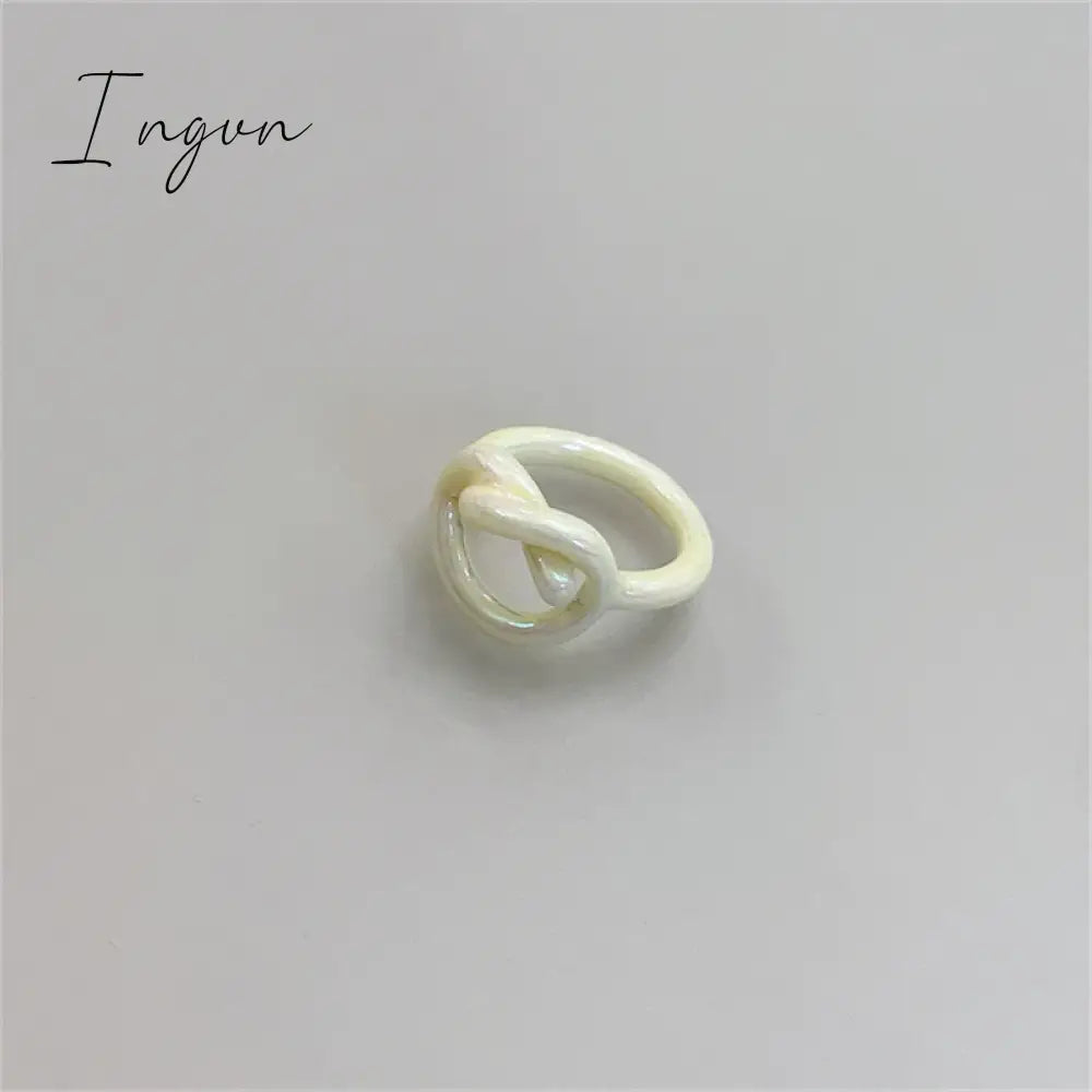 Trend Irregular Colorful Chic Pink Flower Ring for Women Fashion Y2K Cute Resin Ring Statement Aesthetic Jewelry Friend Gifts