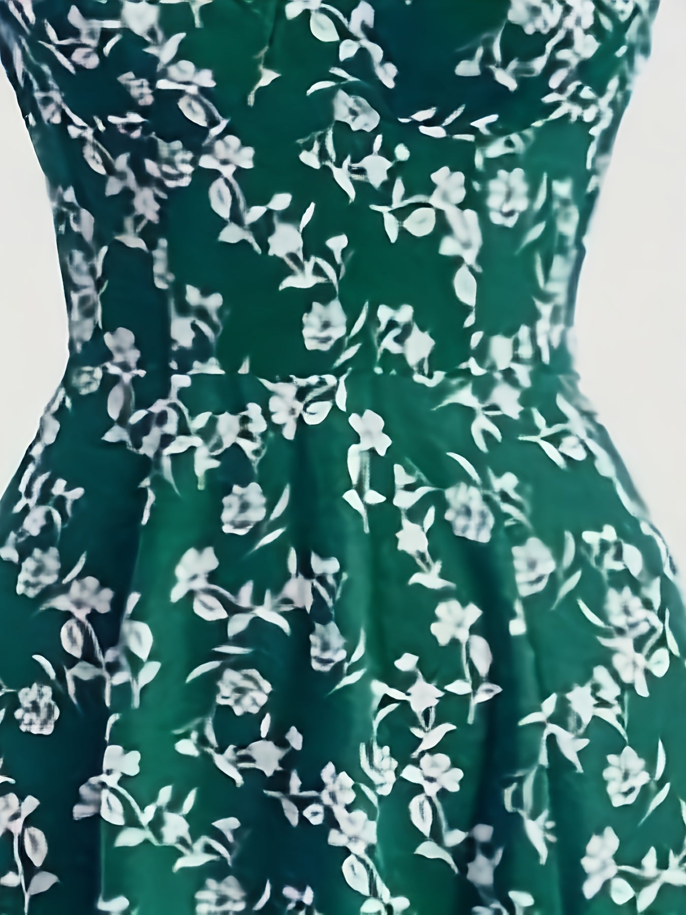 Chic Summer A-line Floral Dress with Sweetheart Neck - Strapless, Easy Maintenance, Women's Non-Sheer Cami Style