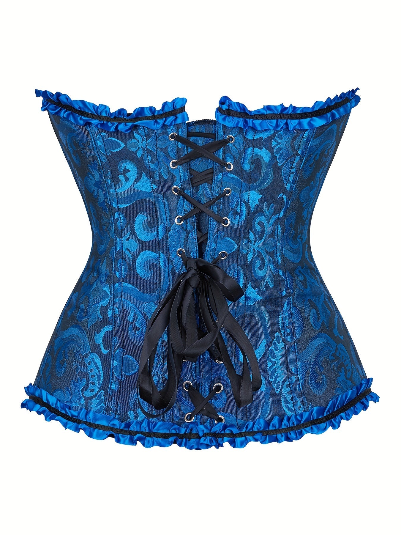 Corset Tops for Women, Bustier Shapewear Lingerie, Lace Waist Push Up Bodysuit