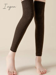 Ingvn - Casual Skinny Keep Warm Solid Color Leg Warmers Accessories