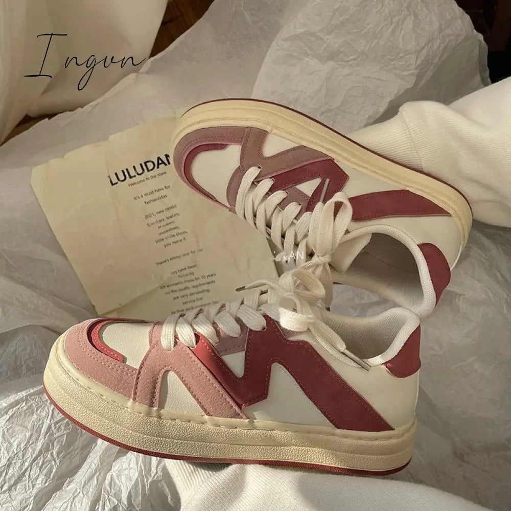 Ingvn - Skater Girl Pastel Colors Sneakers