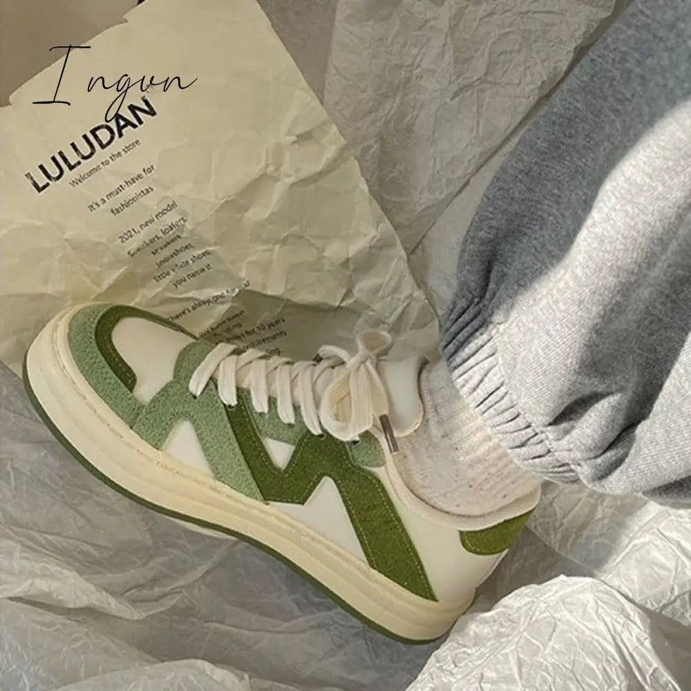 Ingvn - Skater Girl Pastel Colors Sneakers
