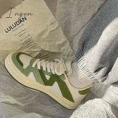 Ingvn - Skater Girl Pastel Colors Sneakers