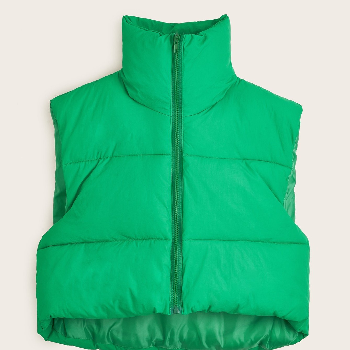 Lightweight Zip Up Vest Coat, Solid Sleeveless Thermal Vest Coat For Fall & Winter, Women's Clothing