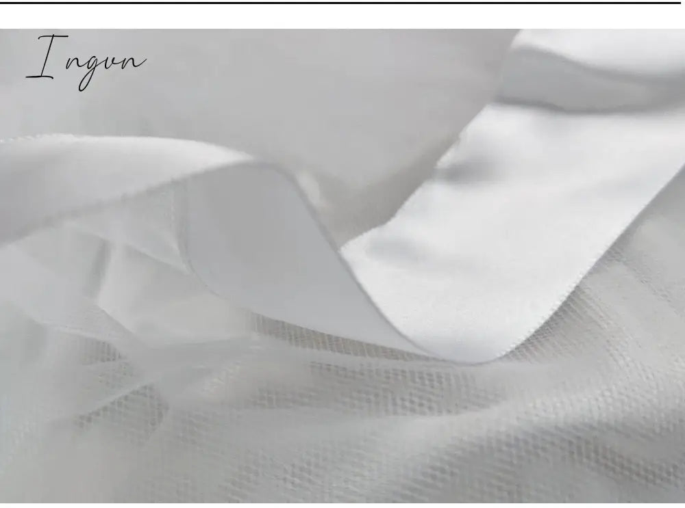 Ingvn - Women White Party Tube Tops Dress Wedding Off Shoulder Sexy Patchwork with Mesh Clubwear Dinner Evening Slim Bodycon Tunic Robes