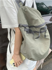 Ingvn  New Moda Large Capacity Preppy Style Shoulder Bag Travel Casual Commuter Canvas Purses Student Versatile Practical Backpacks