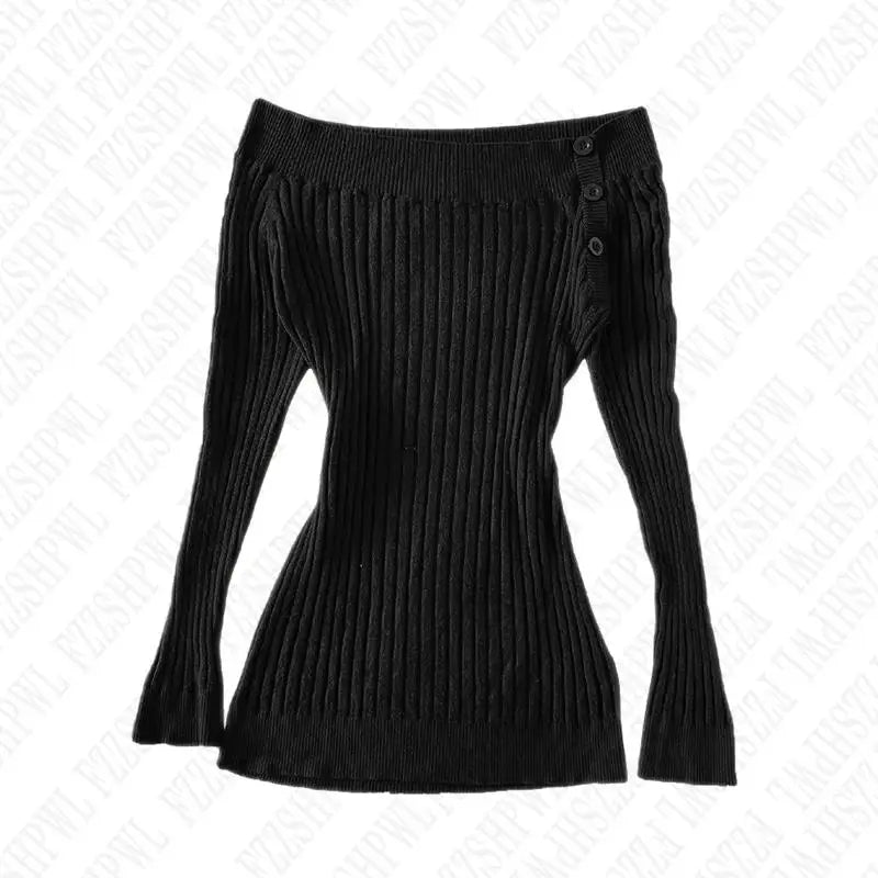 Sexy Punk Y2k Long sleeve Crop Top One shoulder Harajuku Grunge Goth Pullover Streetwear Hip Hop Baby Tee Retro Fashion Top EMO