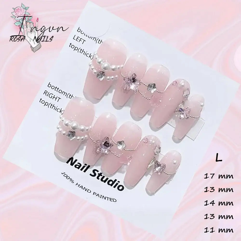 Punk Dragon Charms Press on Nail Artificial Long False Nails XS Black Dragons Goth Presson Tips Butterfly Fake Nail y2k Pressons
