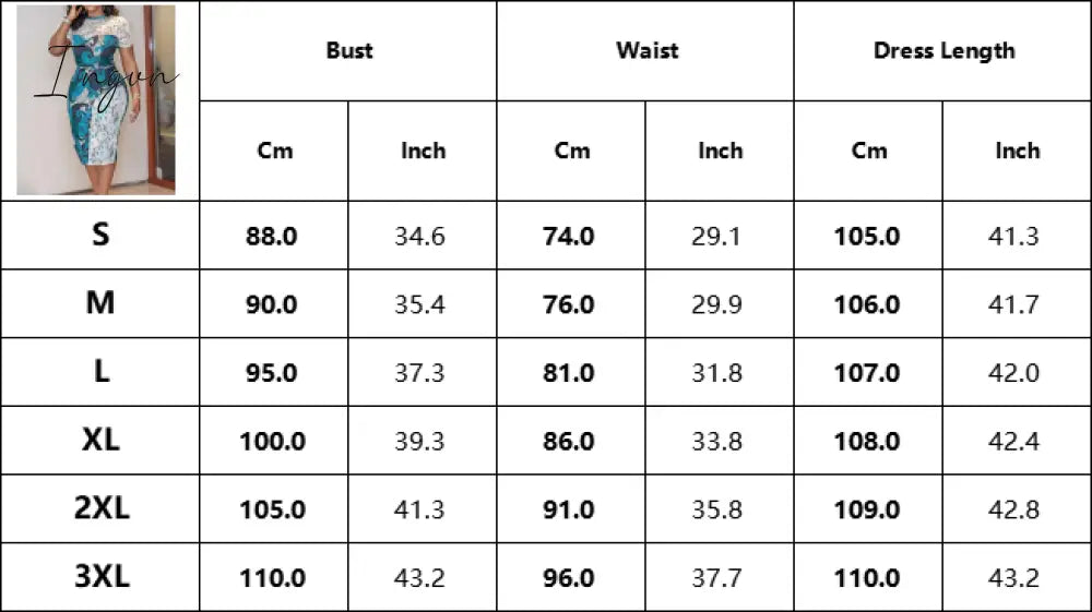 Ingvn - Elegant Office Dresses for Ladies 2023 Business Dot Printed High Waisted Short Sleeve Mid Calf Fashion Work Wear Cloth Dress OL