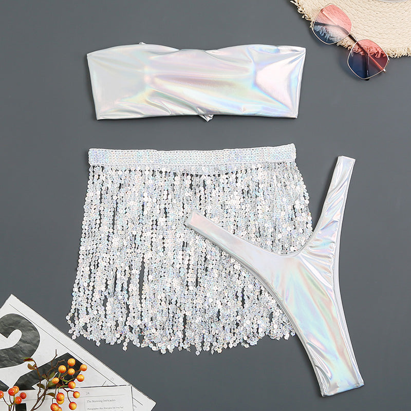 New Sexy Bikini  Fluorescent Swimsuit Women Swimwear Push Up Bikini Set Brazilian Bathing Suit Summer Beach Wear Swimsuit L