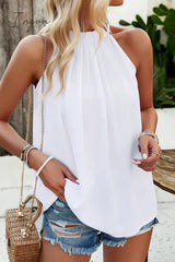 Ingvn- Casual Solid Fold Half A Turtleneck Tops