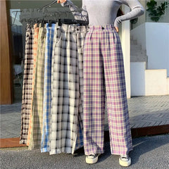 Ingvn - Sweatpants Women Clothes Pants Streetwear Winter Fashion Korean Style Wide Leg Harajuku Baggy Black High Waisted Vintage