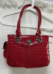INGVN  Y2k Aesthetic Fashion Heart Women's Purses Casual Vintage Elegant Chic Handbags Japanese Female All Match Trendy Top-Handle Bags