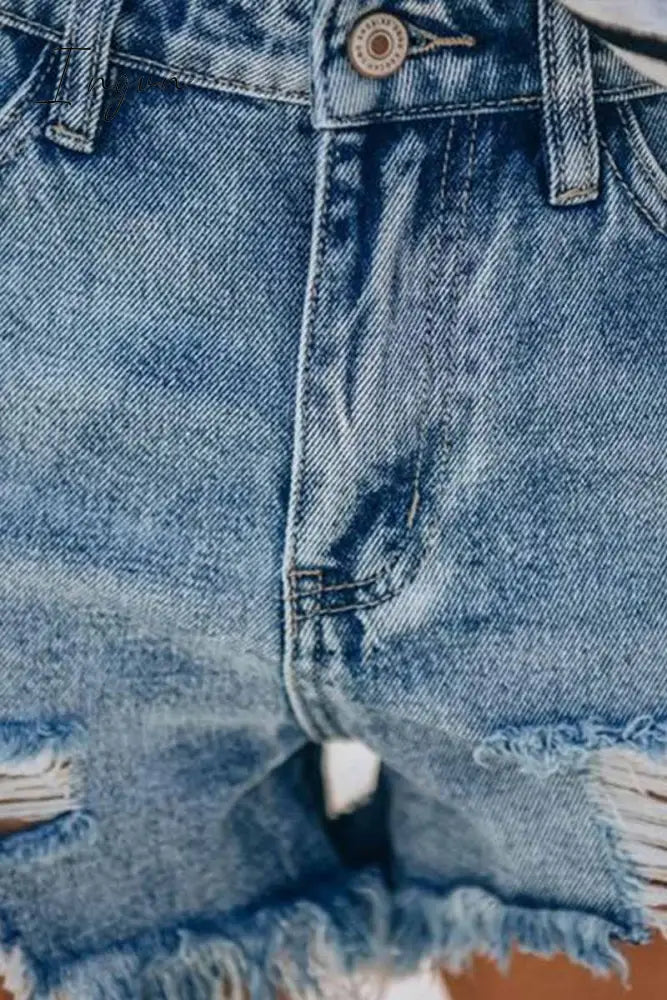 Ingvn - Blue Loose With button Jeans