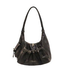 INGVN  Luxury Design Fashion Zipper Underarm Bag Streetwear Grunge Vintage Handbags Japanese Y2k Aesthetic Shoulder Bags Women Casual