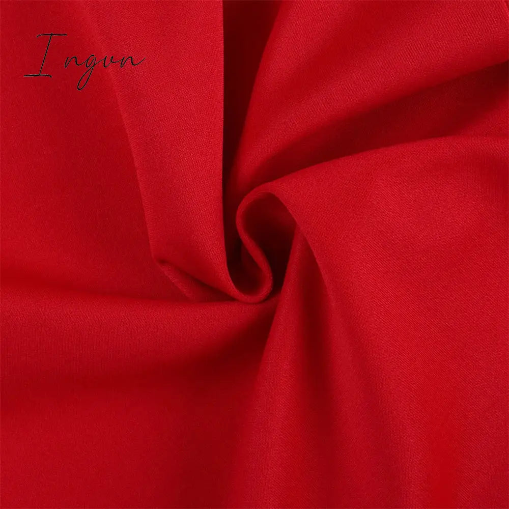 Ingvn - Long Elegant Dresses for Women Summer One Shoulder Maxi Dress Bodycon Sexy Black Slit Fomal Wedding Evening Party Dress 2023