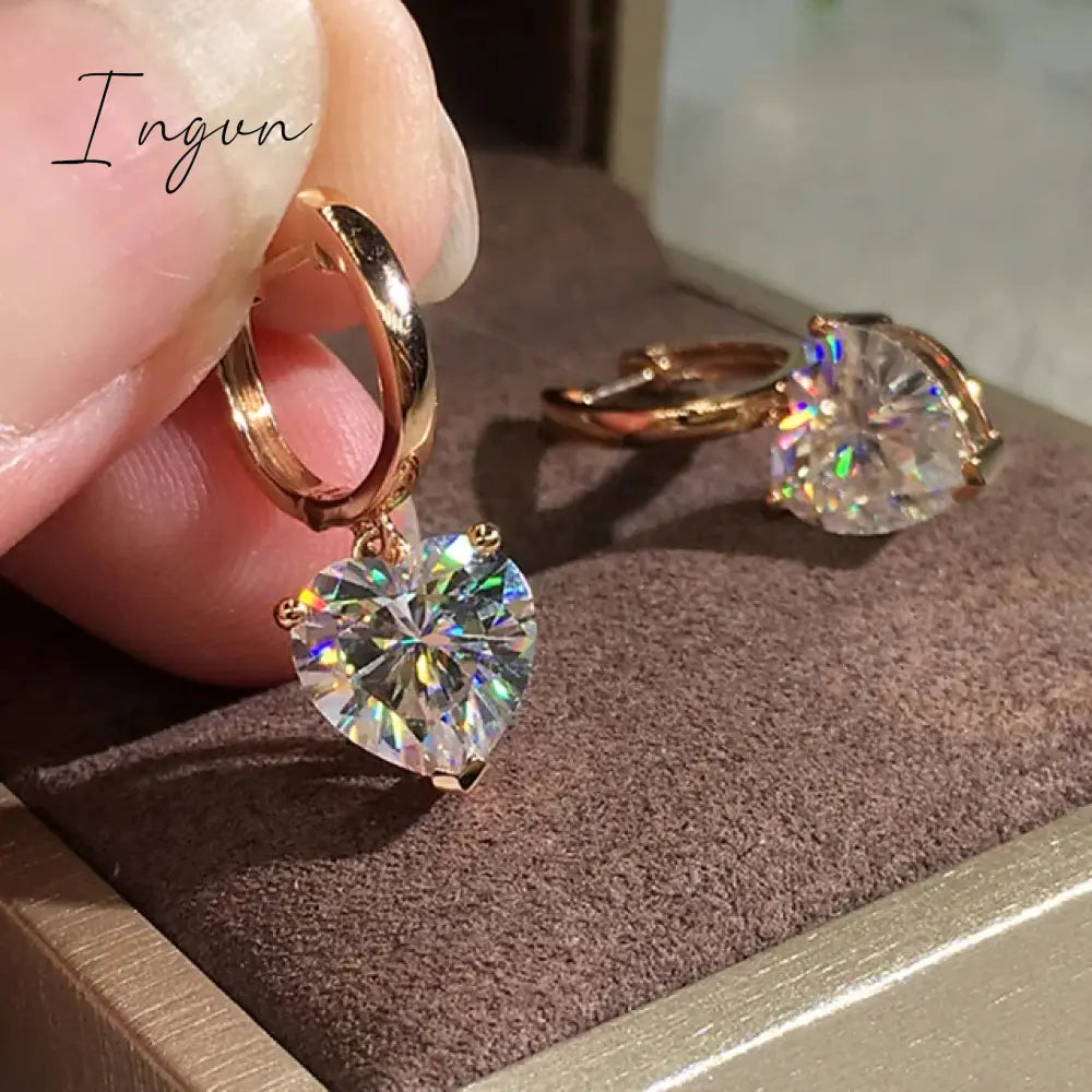 Crystal Zircon Snowflake Stud Earrings For Women Shiny Rhinestone Charm Earring Girls Christmas New Year Birthday Jewelry Gifts