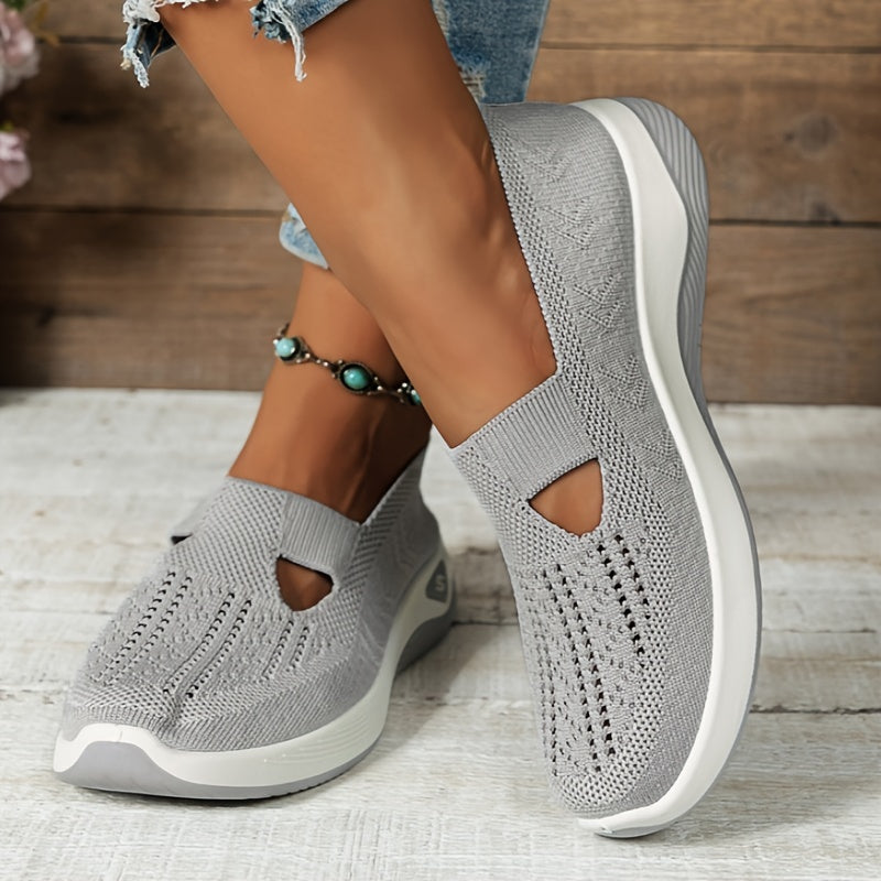 Comfortable Vintage Style Mesh Slip-On Sneakers - Breathable, Lightweight, and Hand Washable Casual Walking Shoes with Rubber Sole, Fabric Insole, and No Embellishment for All-Season Wear - Easy to Clean and Maintain from Tai