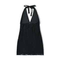 Sexy Package Hip Backless Halter Dress For Women Summer Club Party Robe New