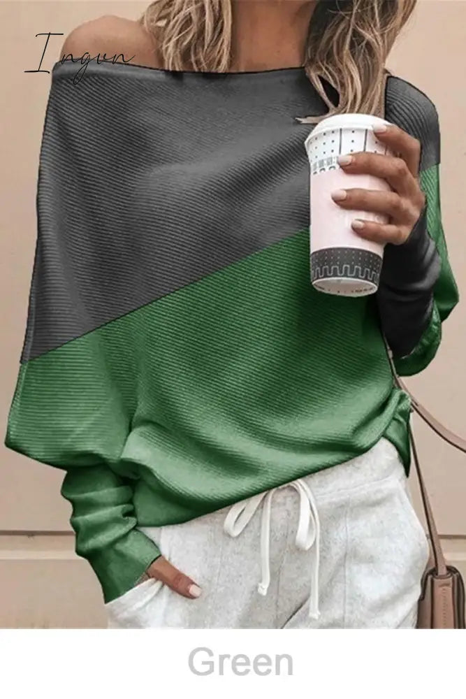 Ingvn -  Comfy Off-Shoulder T-shirt(5 Colors)