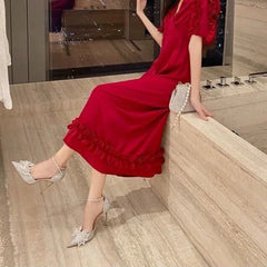 Ingvn  Women's Shoes Super-high Heel Sandals for Woman Stiletto Footwear Bow Summer  Party and Weddings Silver Thin Heels on Offer