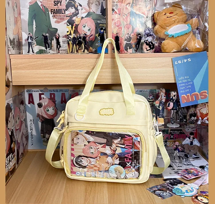 Ingvn  Multifunctional Shoulder Crossbody Bag with Large Capacity for Students To Attend Classes and Tutoring Tote Bag for Girls