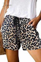 Ingvn - Summer Loose Print Shorts