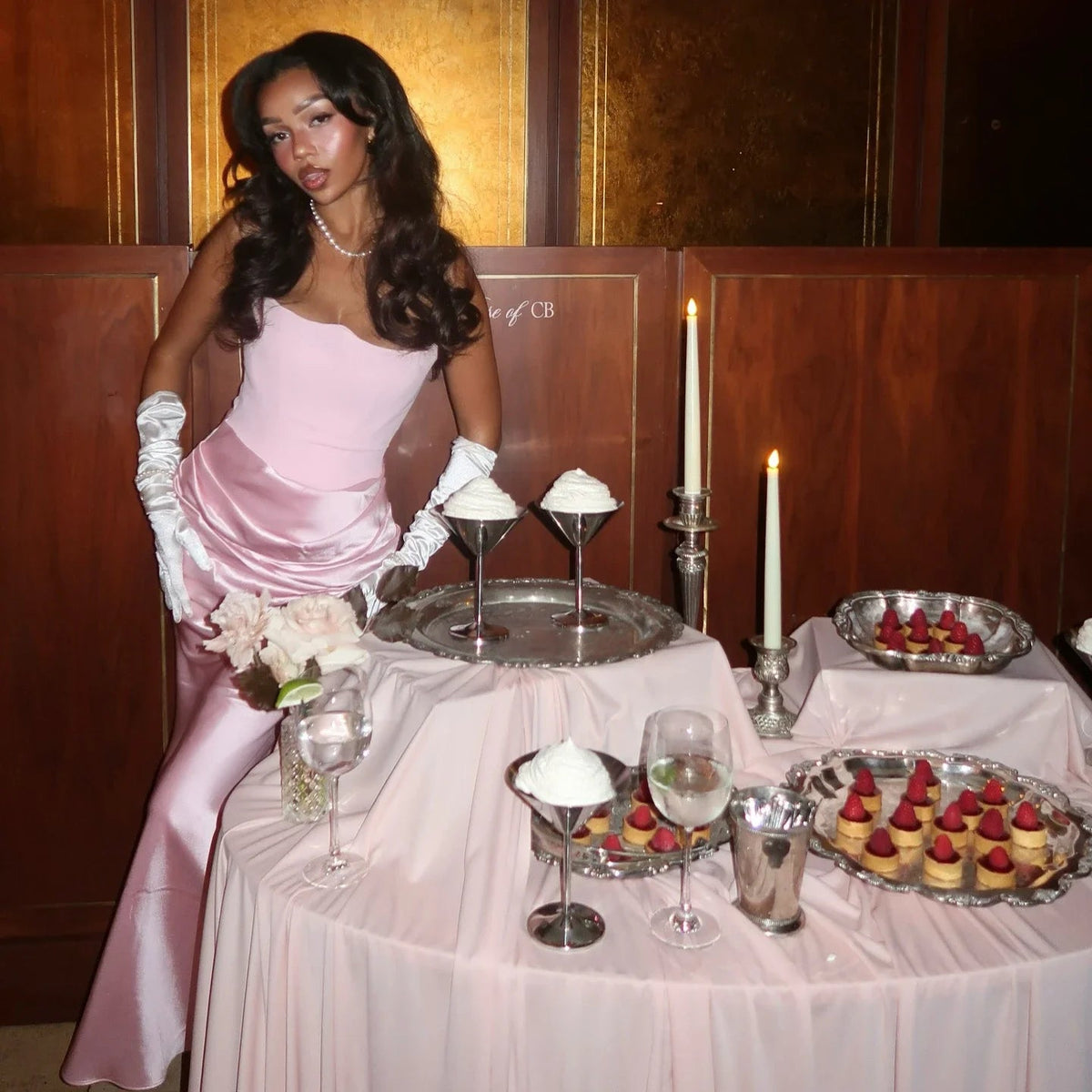 Women's Evening Dress Strapless Pink Prom Party Dresses Sexy Satin Long Corset Dress Elegant Maxi Gala Dresses