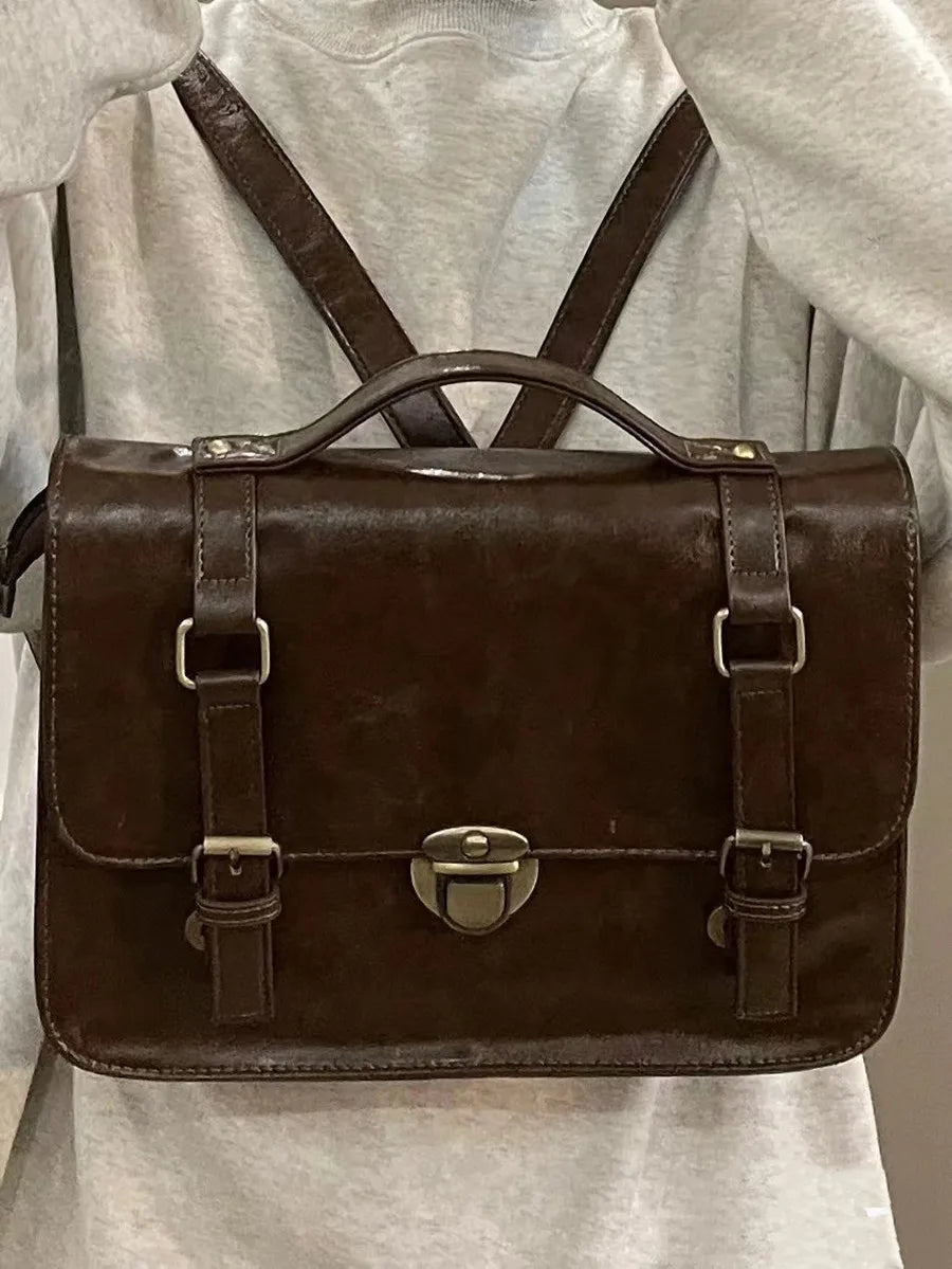 INGVN  Japanese Students Vintage Women Handbags Crossbody Streetwear Preppy Y2k Fashion Messenger Bag Trendy All Match Casual Backpacks