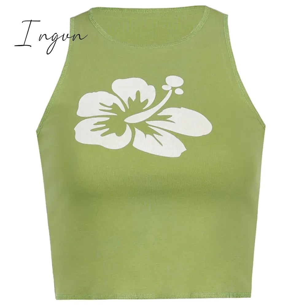 Ingvn - 80s fashion 21 Style Sexy Vintage Strappy Y2K Halter Crop Top Women Summer 90s Backless Cami Tops Tees Ladies Fashion Fitness Camisole Party