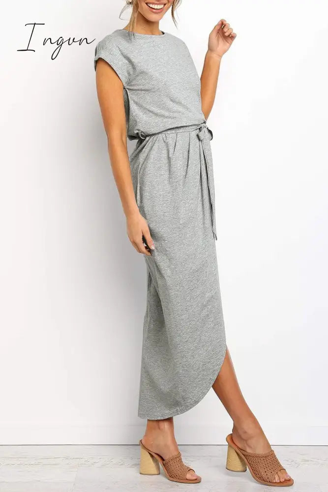 Ingvn -  After Midnight Ankle Length Midi Dress(4 Colors)