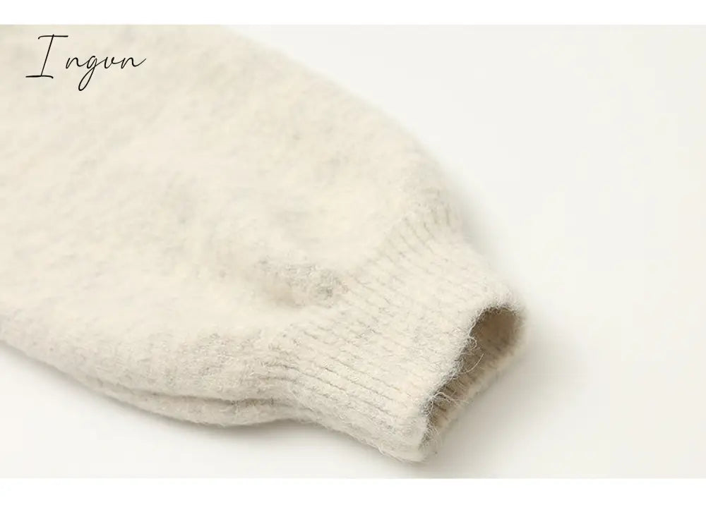 Ingvn - Women Cardigans Sweater Tops Cashmere Casual Sweater Jacket Chic Tops Woman's Sweater Cardigans jersey knit Jumpers