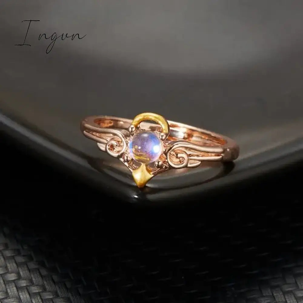Korean New Exquisite Geometric Round Ring Women's Fashion Luxury Zircon Finger Ring Simple Temperament Versatile Jewelry