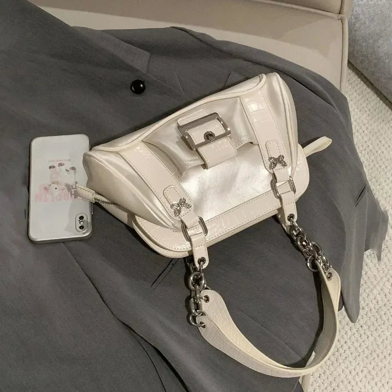 Ingvn  Y2k Womens Shoulder Bag Designer Fashion Literary Gentle New in Handbag Daily Casual Advanced Exquisite Ladies Armpit Bag