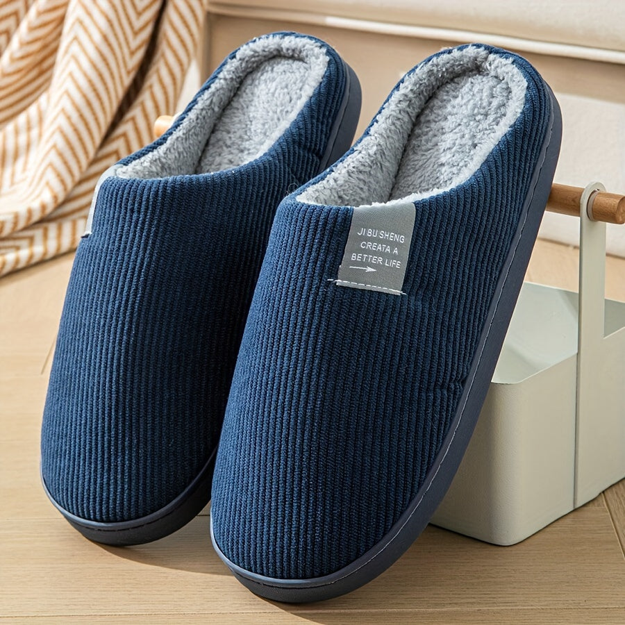 Cozy Plush Slippers - Soft, Warm, and Comfortable Indoor Shoes with Slip-Resistant Soles for Home, Lounge, and Relaxation - Perfect for Cold Winter Days