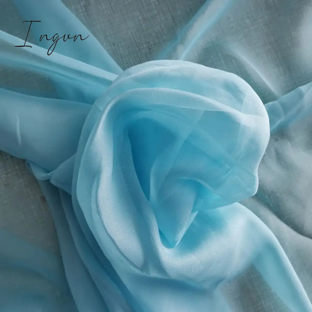 Ingvn - Womens Ladies Soft Wedding Capes Wedding Jacket Wraps Chiffon Shrug Bridal Bolero Long Shawl and Wraps Evening Wedding Cover Up