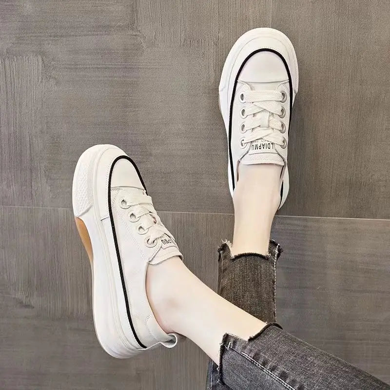 Ingvn  Women's Shoes Round Toe Cute Kawaii Female Footwear Pink High on Platform Cotton Cheap New Arrival  Urban Autumn Shoe Casual
