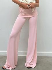 Elegant Rhinestone Butterfly Flowy Pants - Comfortable, Breathable Fabric, Perfect for Any Occasion - Women's Fashion