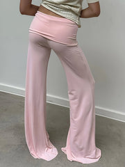 Elegant Rhinestone Butterfly Flowy Pants - Comfortable, Breathable Fabric, Perfect for Any Occasion - Women's Fashion
