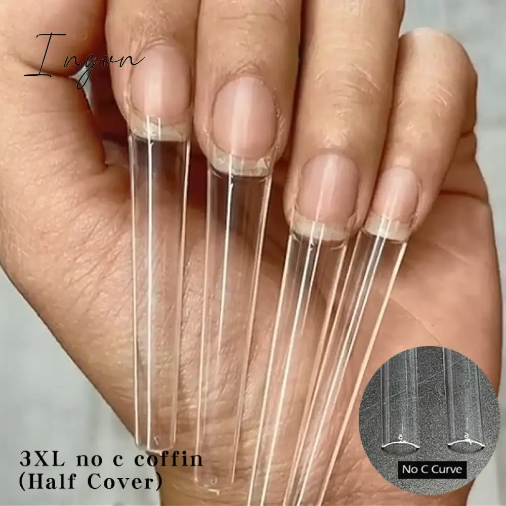 5Xl Extreme Long Stiletto Nails Full Cover Nails Artificial Acrylic False Nail Tips Press on Manicure Tool Accessories