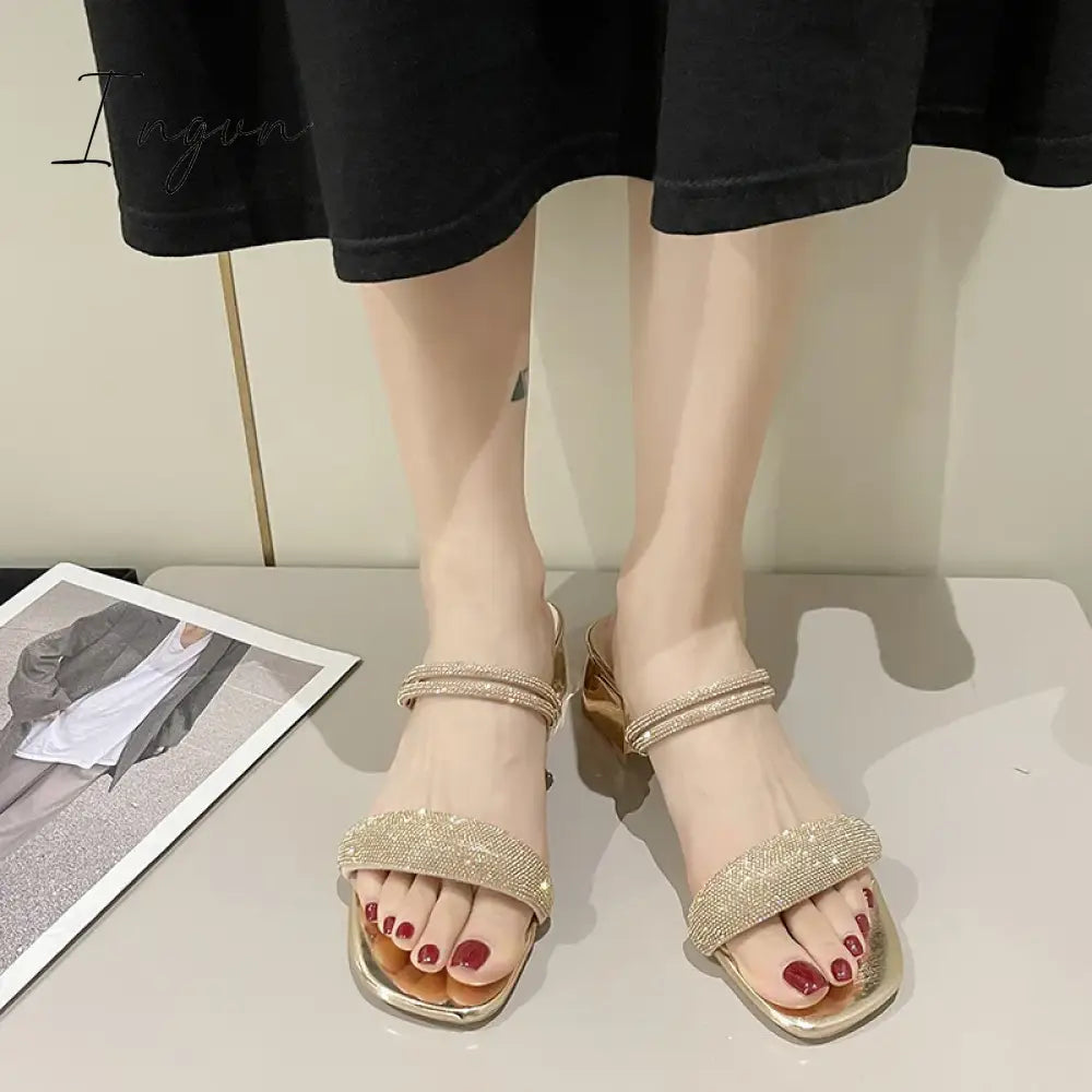 Ingvn - 2024 Fashion Women's Sandals peep-toe Heels, Women's Sandals, Party dress Shoes, Size 35-40