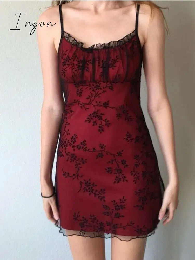 Floral Mesh Paneled Mini Dress