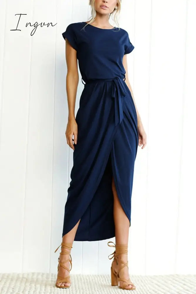 Ingvn -  After Midnight Ankle Length Midi Dress(4 Colors)