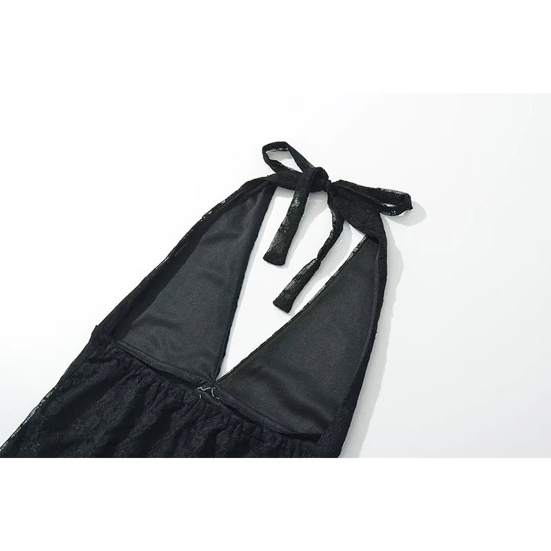 Sexy Package Hip Backless Halter Dress For Women Summer Club Party Robe New