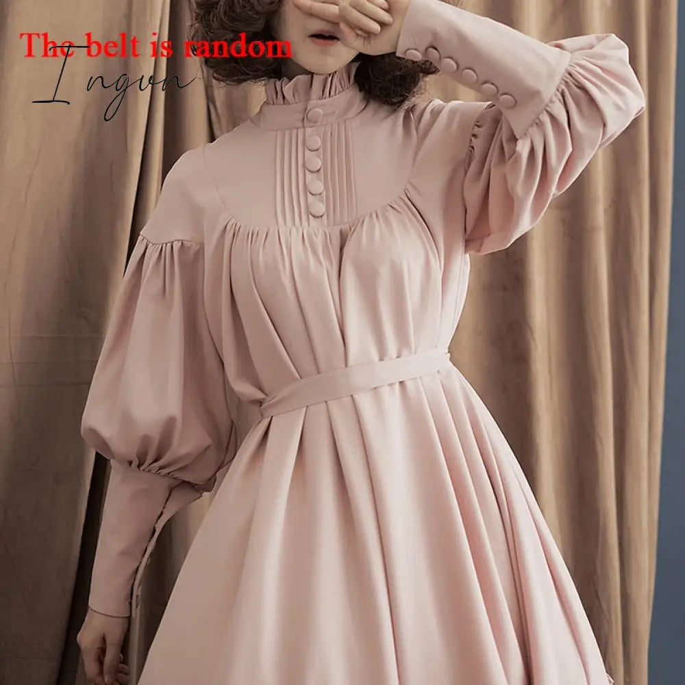 Ingvn - New Arrival 5 Colors Gothic Lolita Dress Japanese Soft Sister Black Dresses Cotton Women Princess Dress Girl Halloween Costume