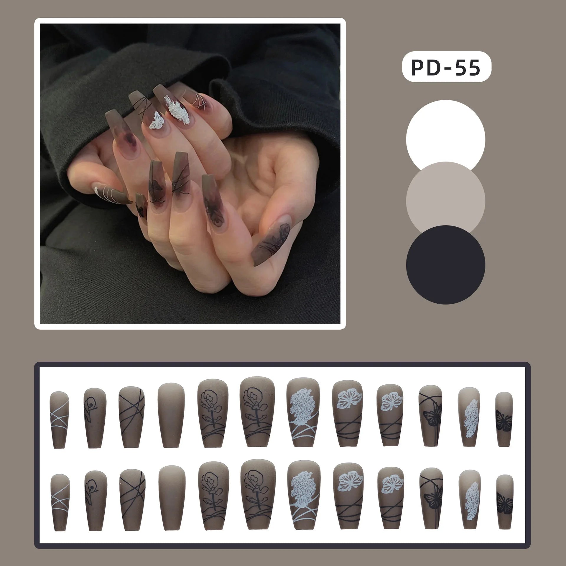 24pcs Lemon Short Wear Tips Nail False Patch Press on Nails Supplies for Professionals Artifical Fake Nails Faux Ongles Uñas