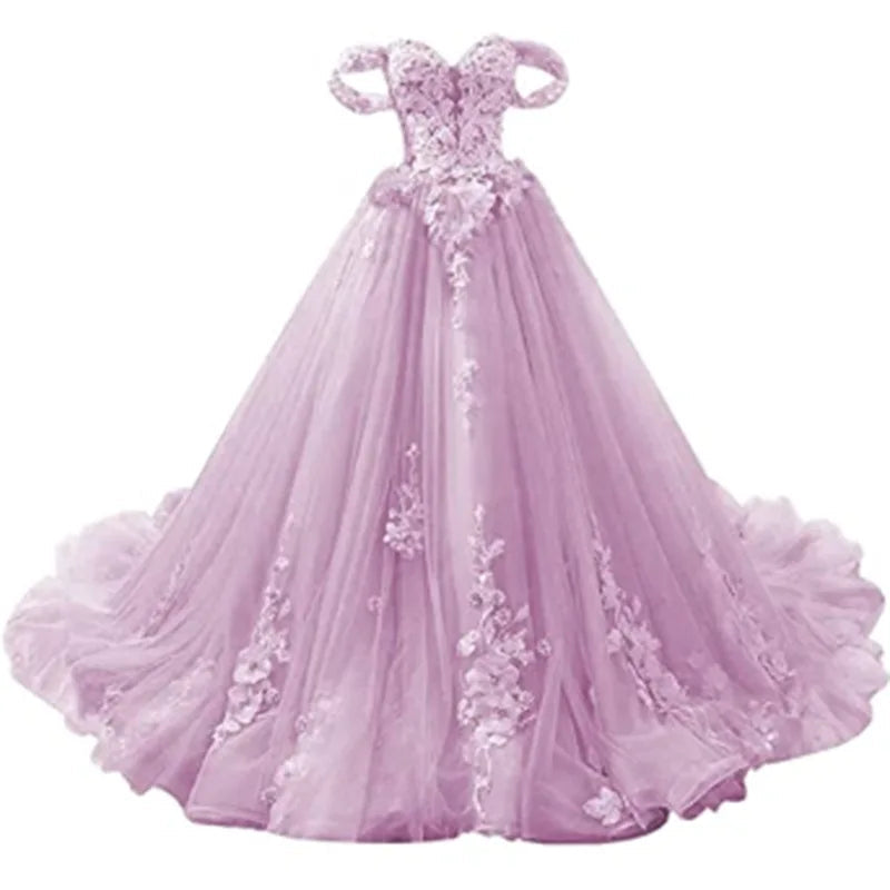 Luxury Sky Blue Lace Quinceanera Dresses Sweetherts Tulle Party Vestidos 15 Anos Vintage Ball Gown Quinceanera Gown