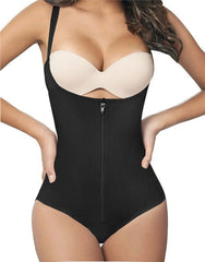 Slimming Body Shaper Women Bodysuit Waist Trainer Tummy Firm Control Shapewear Slim Rubber Latex G-string Underbust Dress