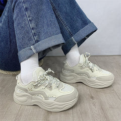 Sneakers Women Vulcanize Shoes New Female Designer Platform Shoes Thick Sole Running Casual Ladies Shoes Tenis Feminino